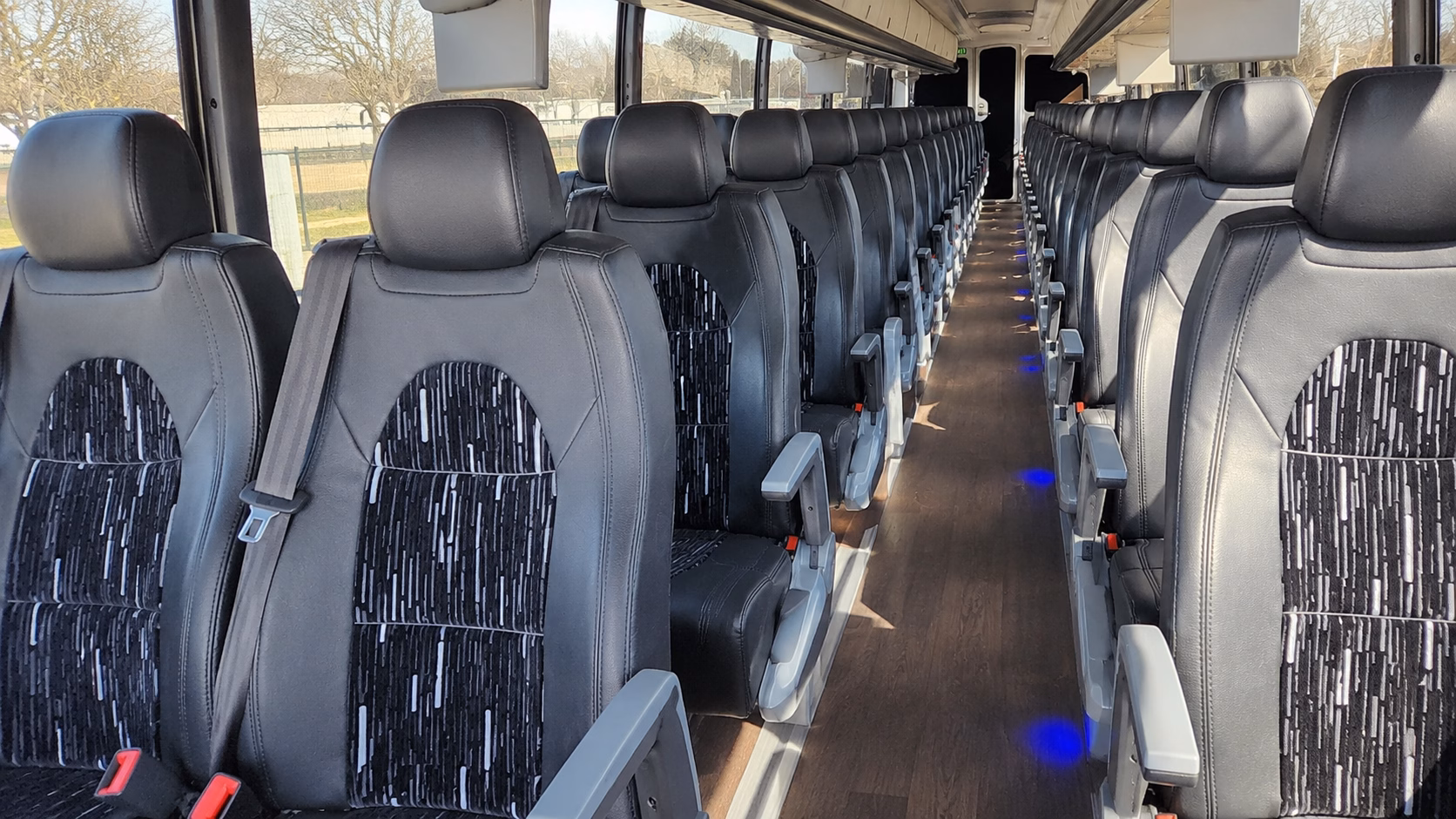 hoover religious group transportation onboard seating