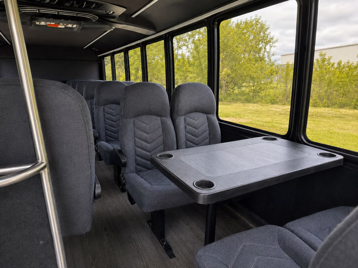 hoover school event transportation onboard seating