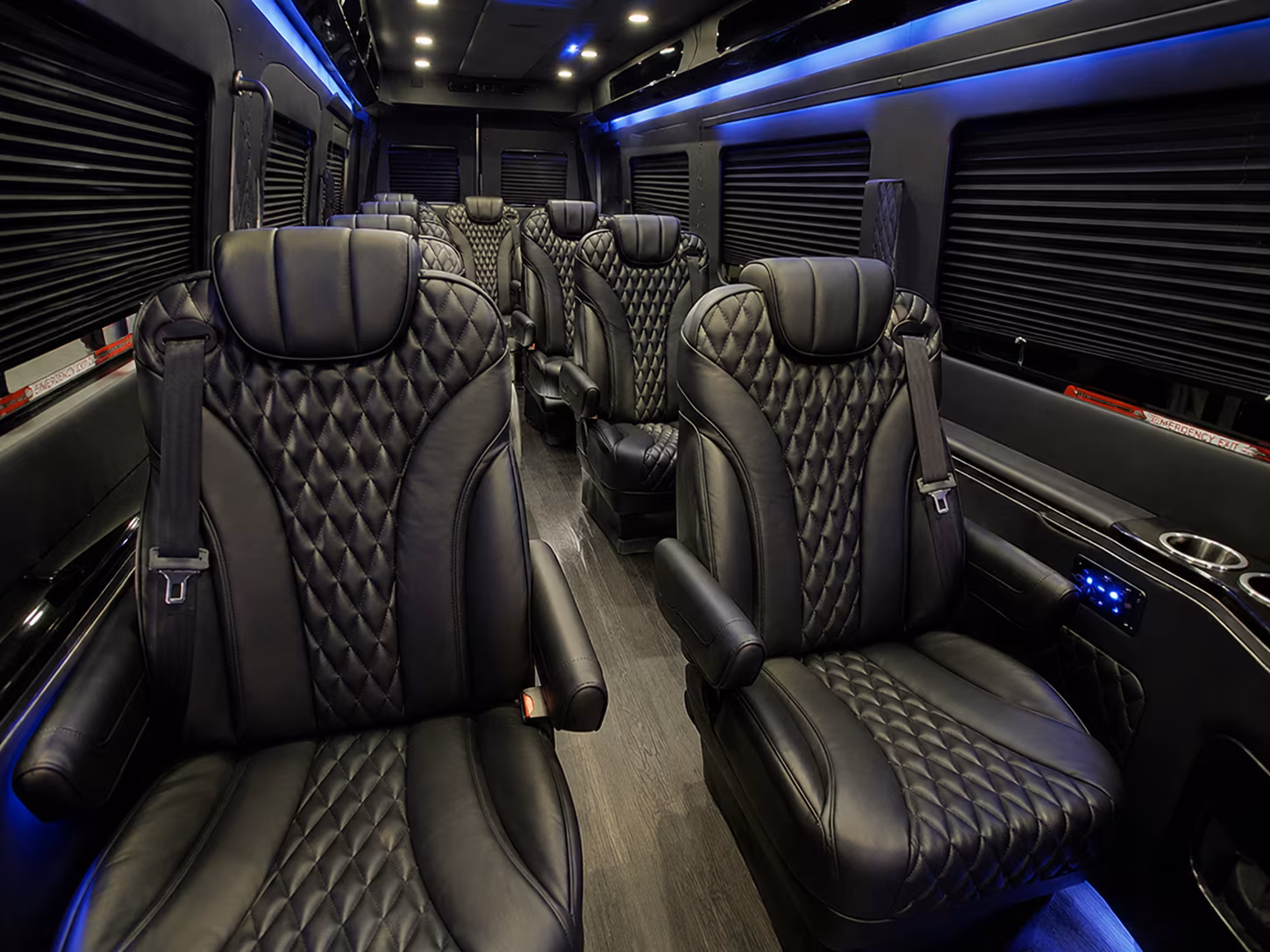 sprinter van with driver interior